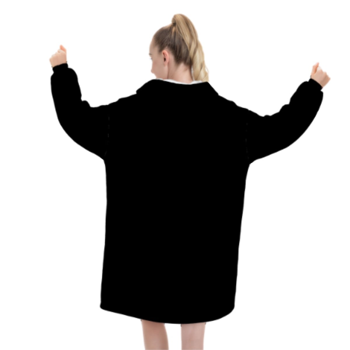 Adult Blanket Hoodie Clinton Tornadoes