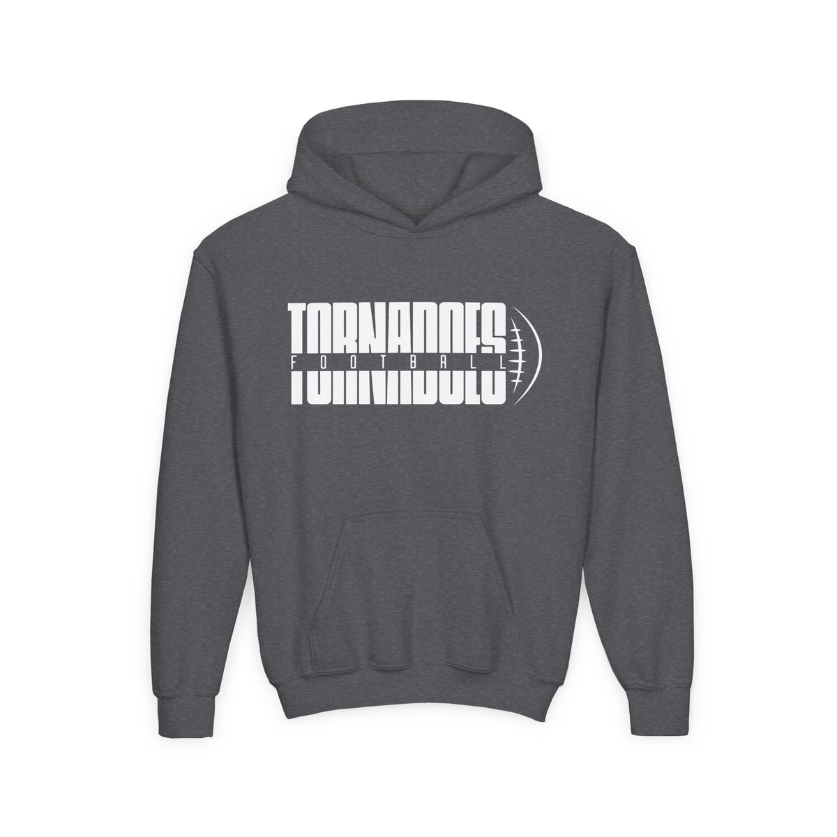 Youth Heavy Blend Hooded Sweatshirt 'Tornadoes Football