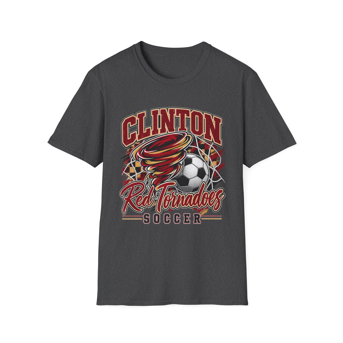 Clinton Red Tornados Soccer T-Shirt