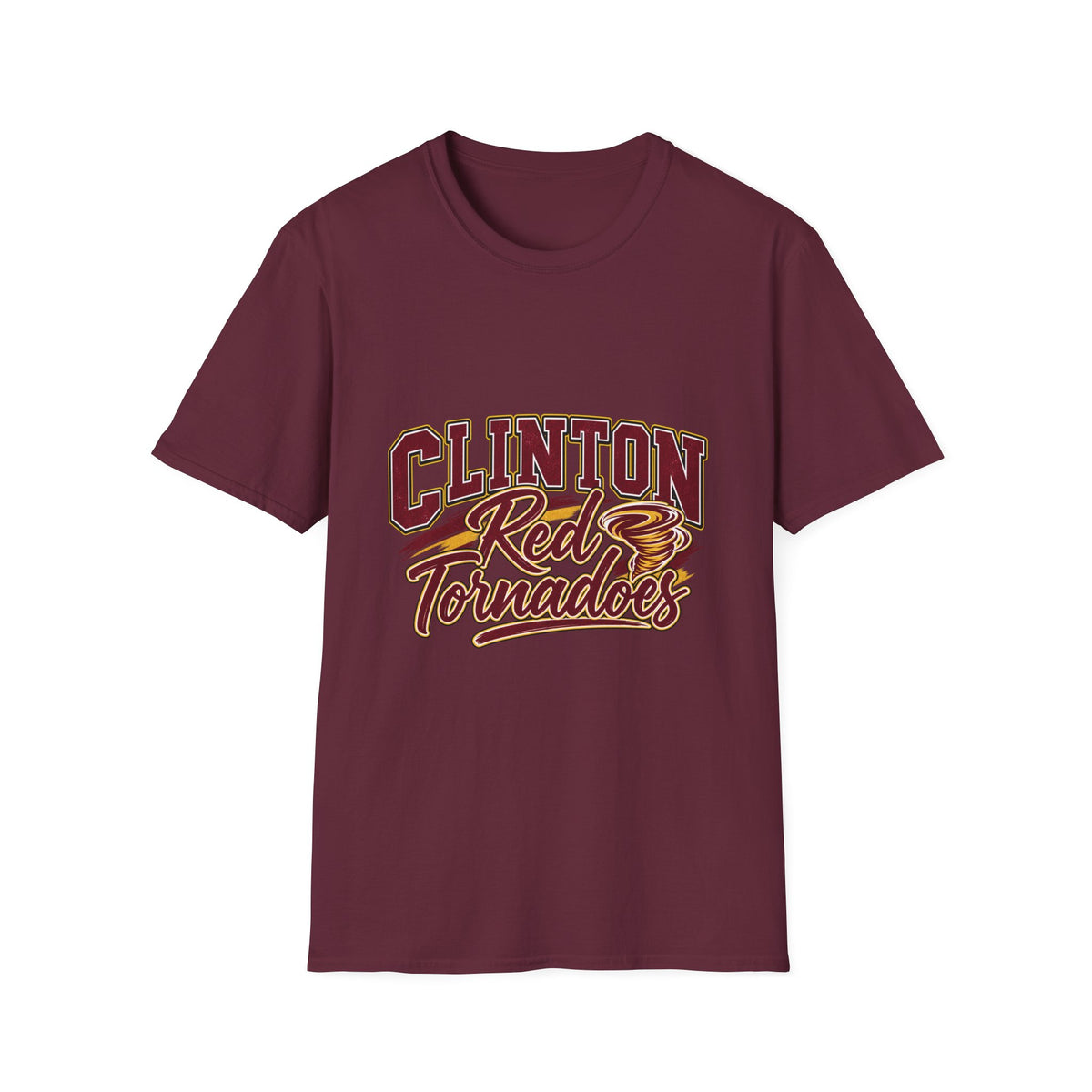 Clinton Red Tornadoes T-Shirt — Retro School Spirit Tee