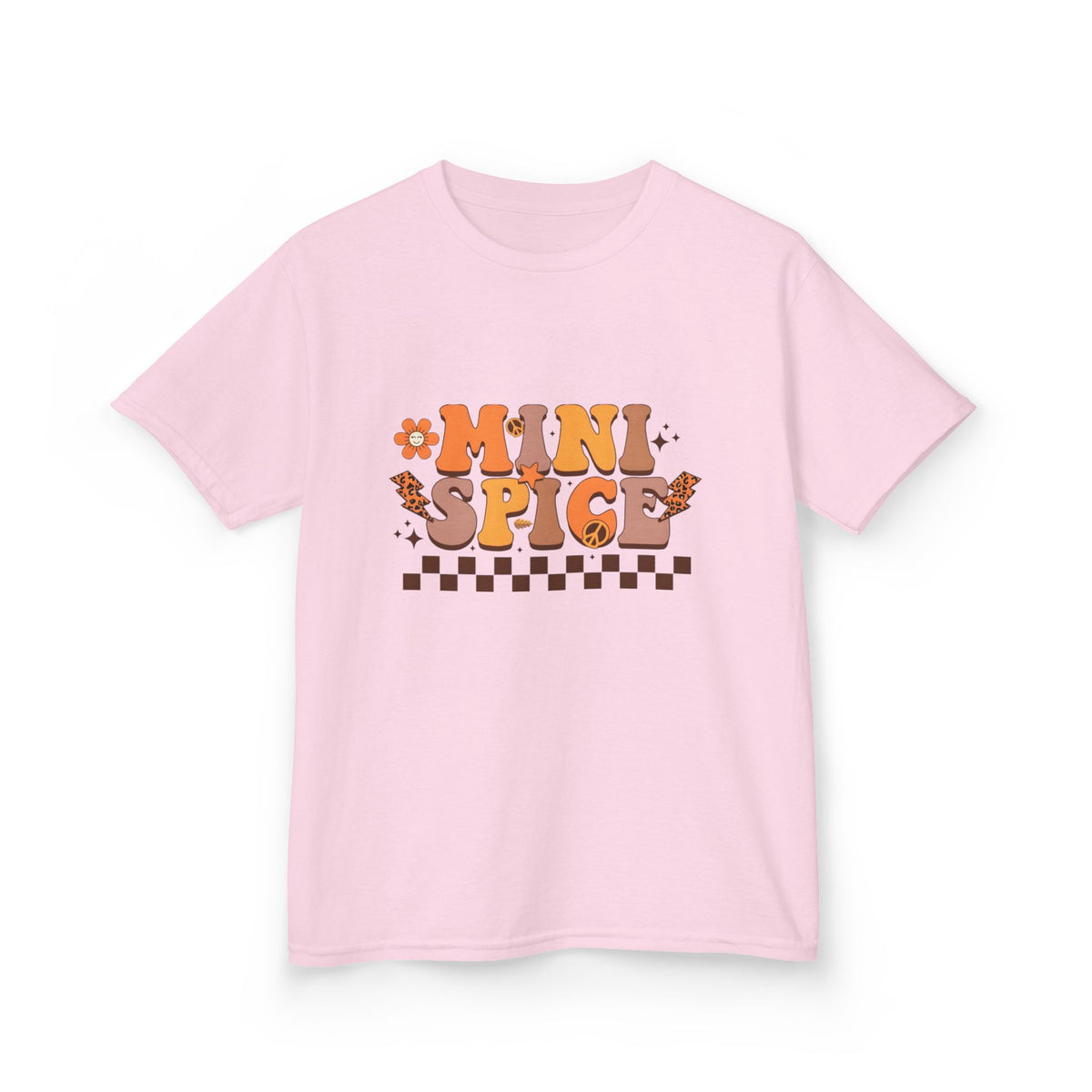 Kids Tee — "Mini Spice" Retro Floral Graphic