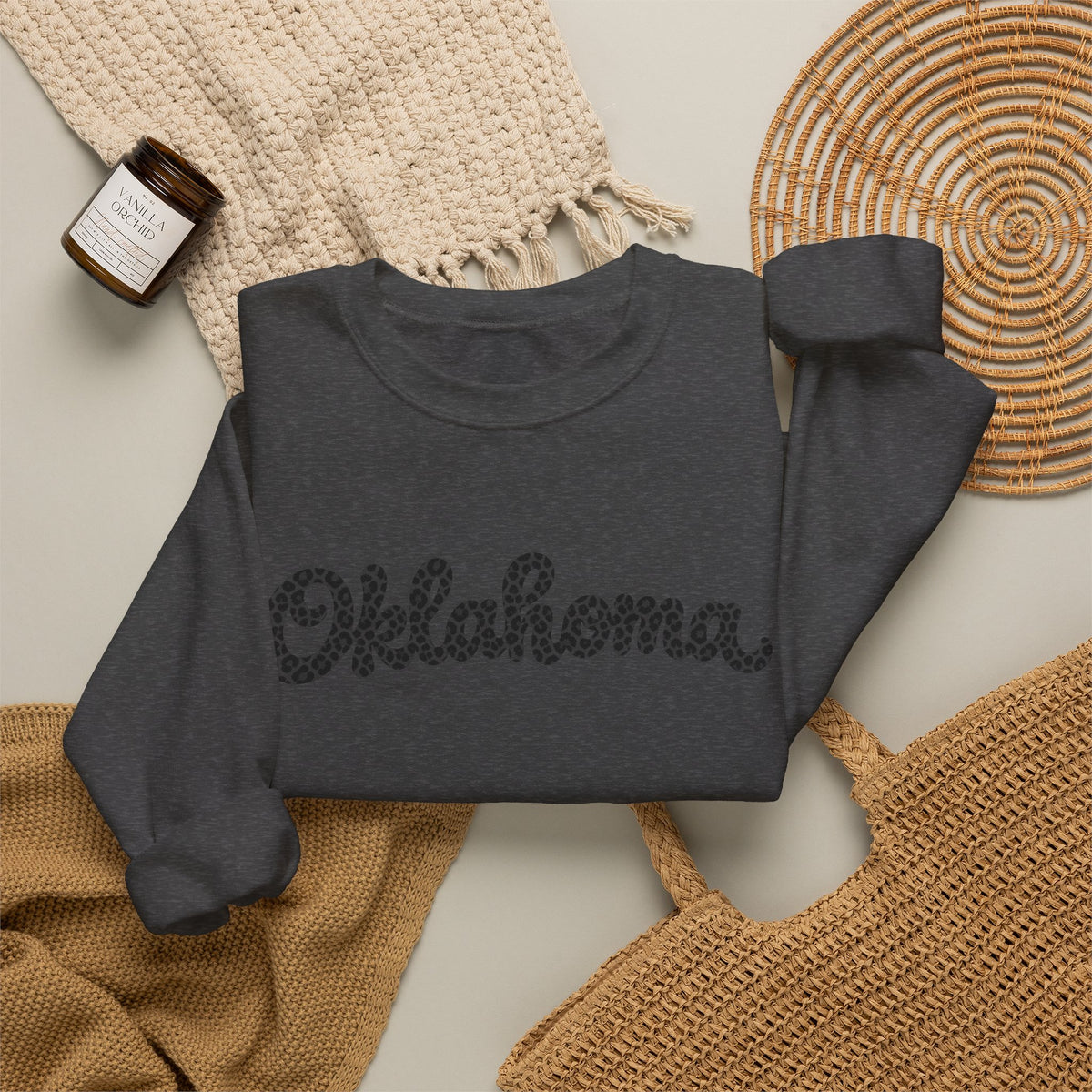 Oklahoma Script Crewneck Sweatshirt