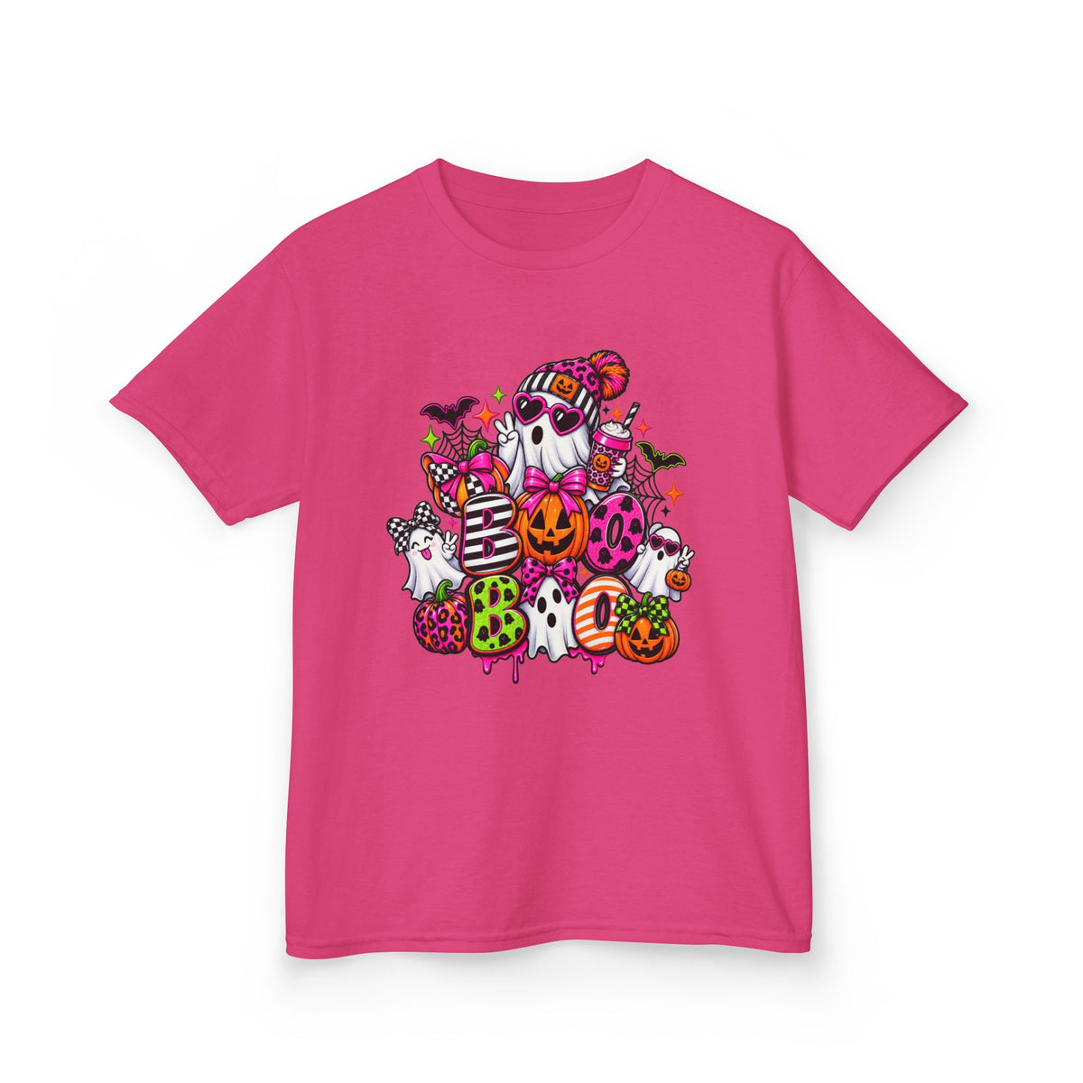 Kids Halloween Ghosts & Pumpkins T-Shirt — Cute Spooky Trick-or-Treat Tee
