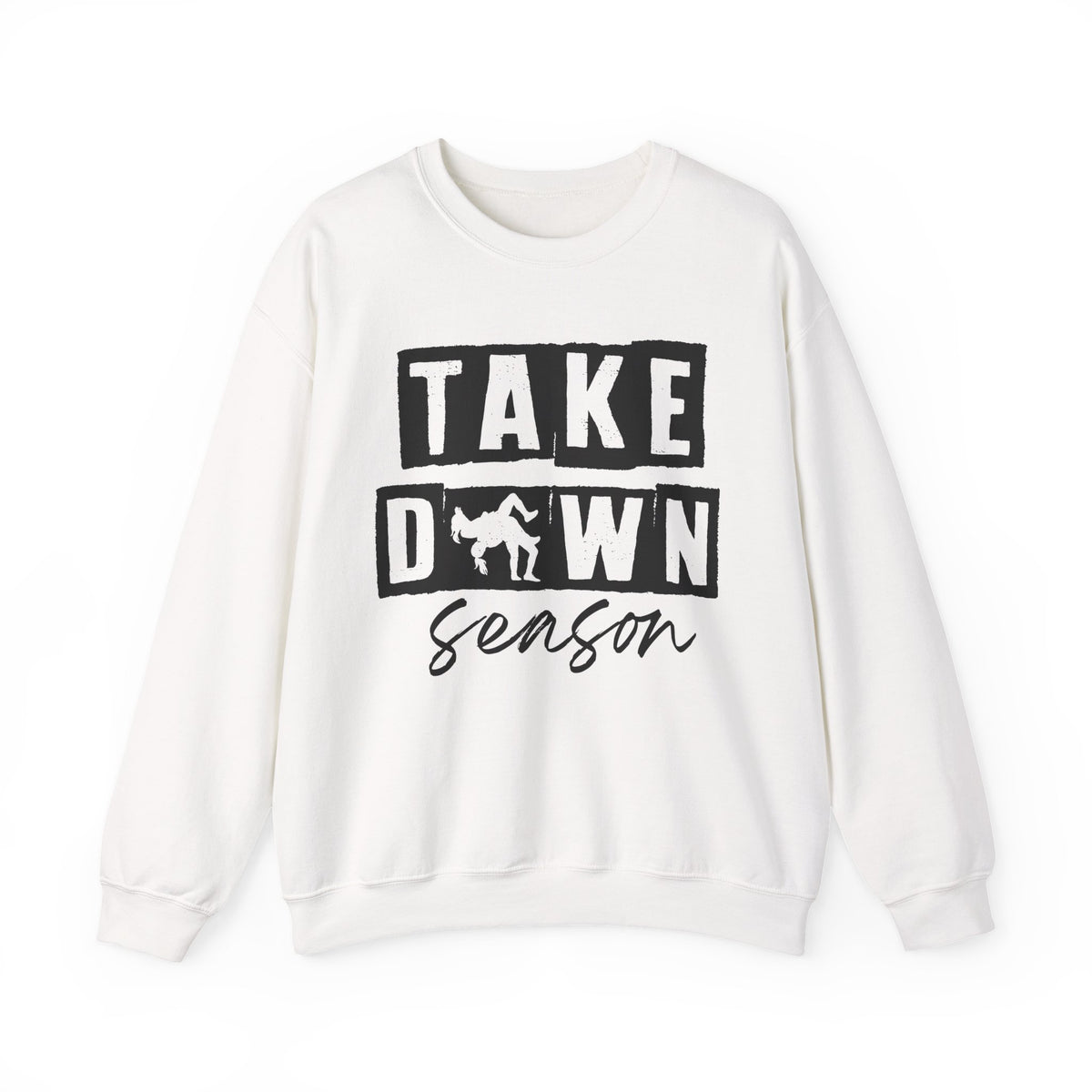 Take Down Season Sweatshirt – Wrestling/Combat Sports Crewneck