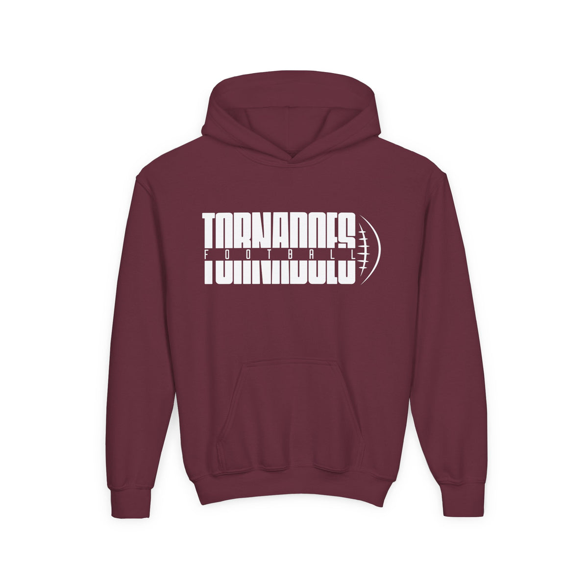 Youth Heavy Blend Hooded Sweatshirt 'Tornadoes Football