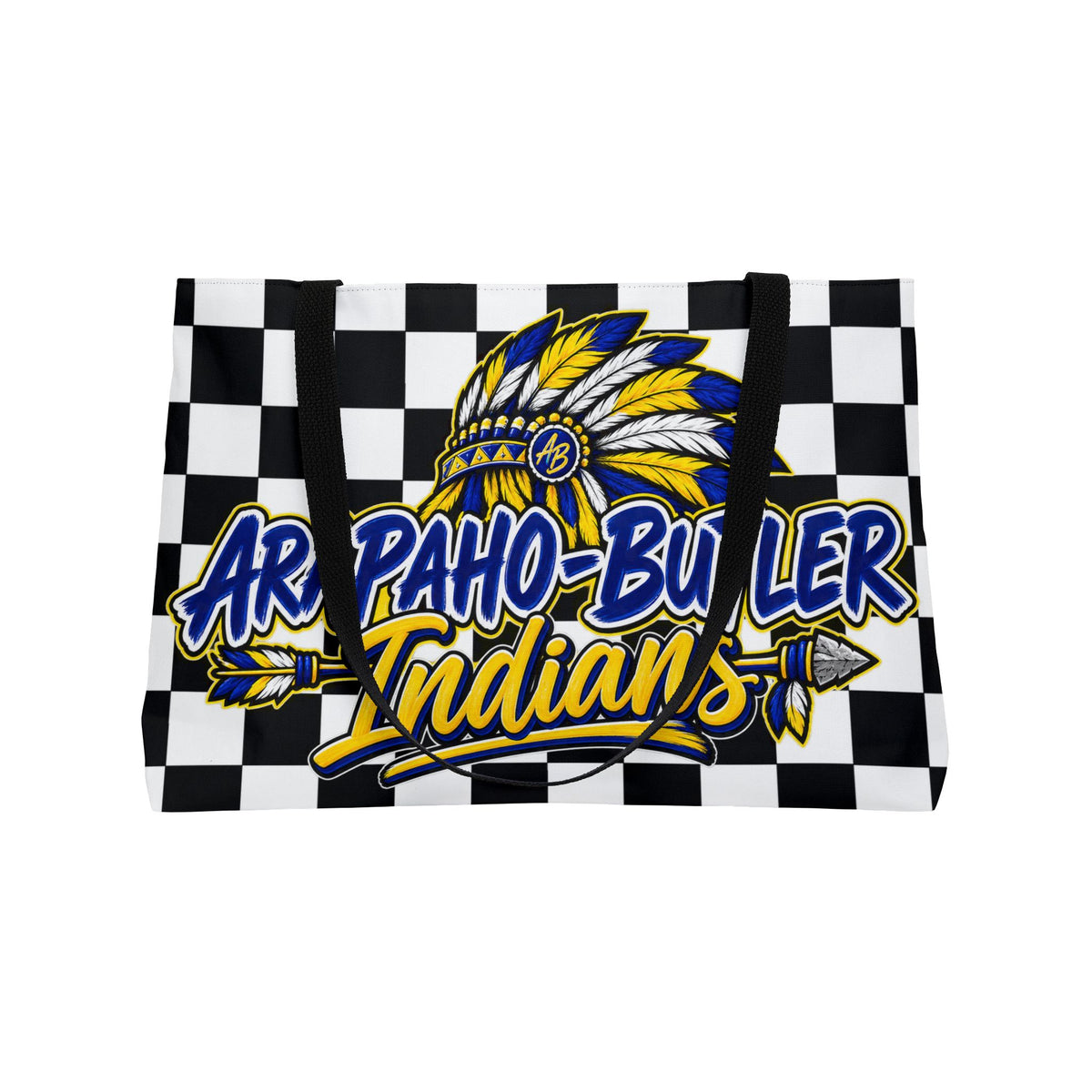 Arapaho-Butler Indians Checkerboard Weekender Tote