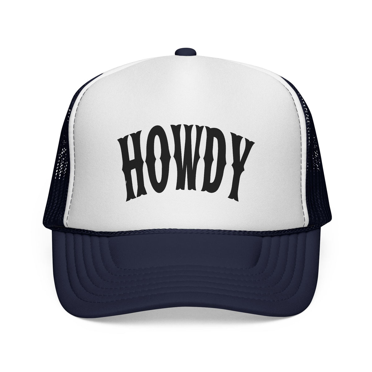 Howdy Trucker Cap — Retro Western Mesh Hat