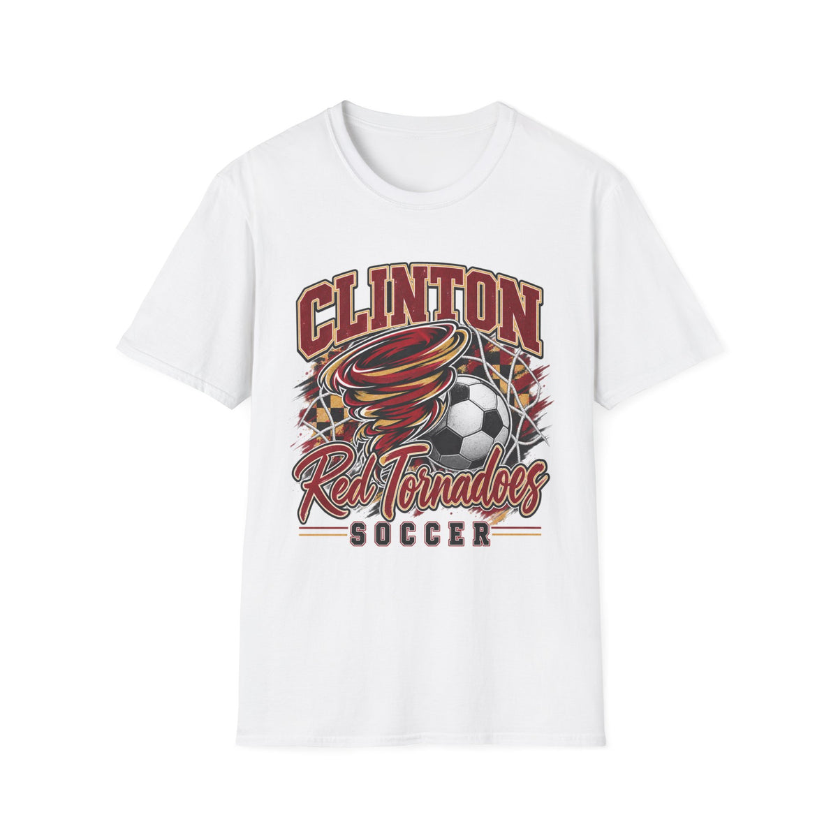Clinton Red Tornados Soccer T-Shirt