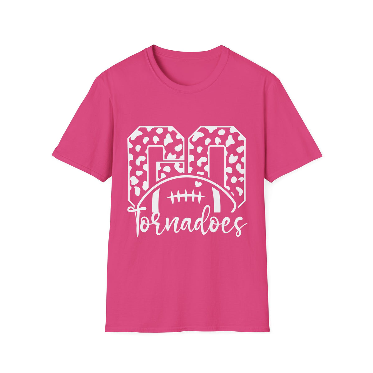 Tornadoes Football — Leopard Print 'GO Tornadoes' Sports Shirt