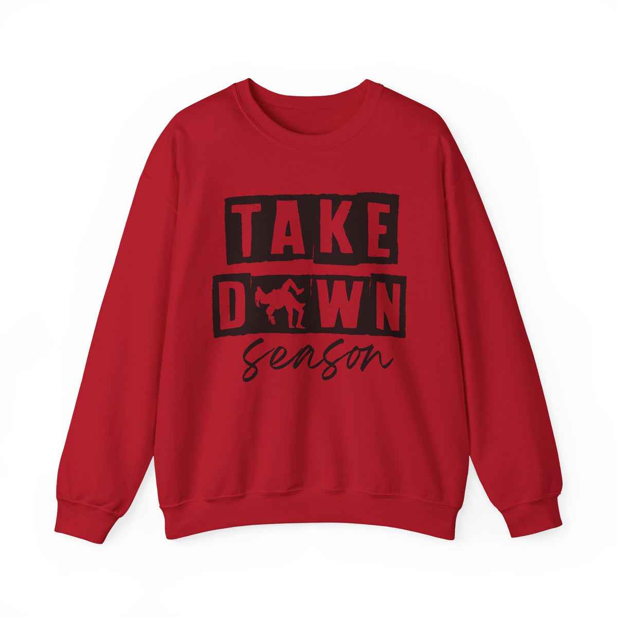 Take Down Season Sweatshirt – Wrestling/Combat Sports Crewneck