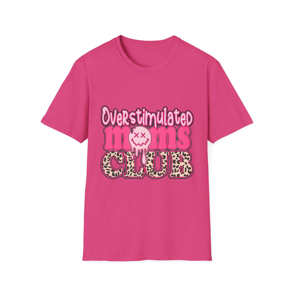 Overstimulated Moms T-Shirt — Funny Mom Club Graphic Tee