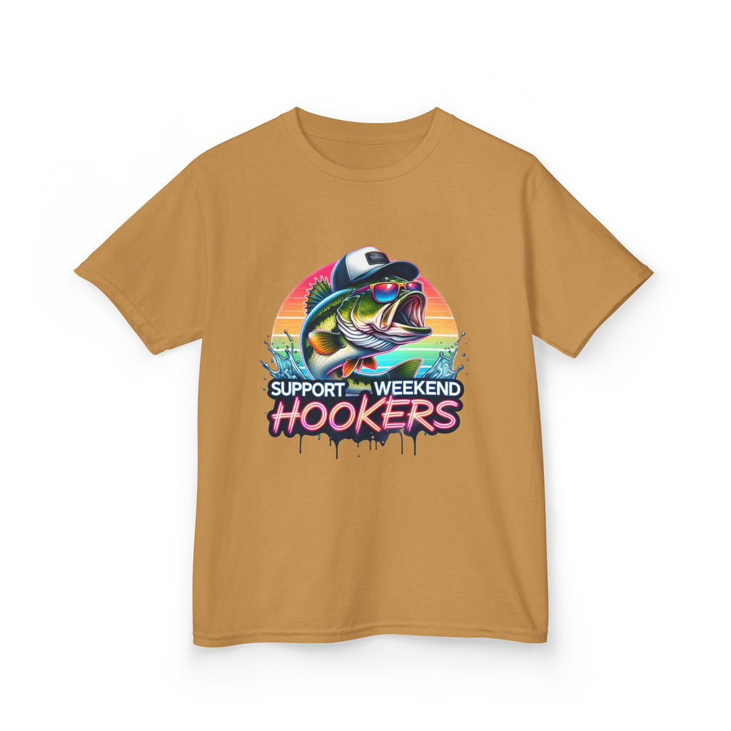Kids Tee — Support Weekend Hookers Fishing Graphic