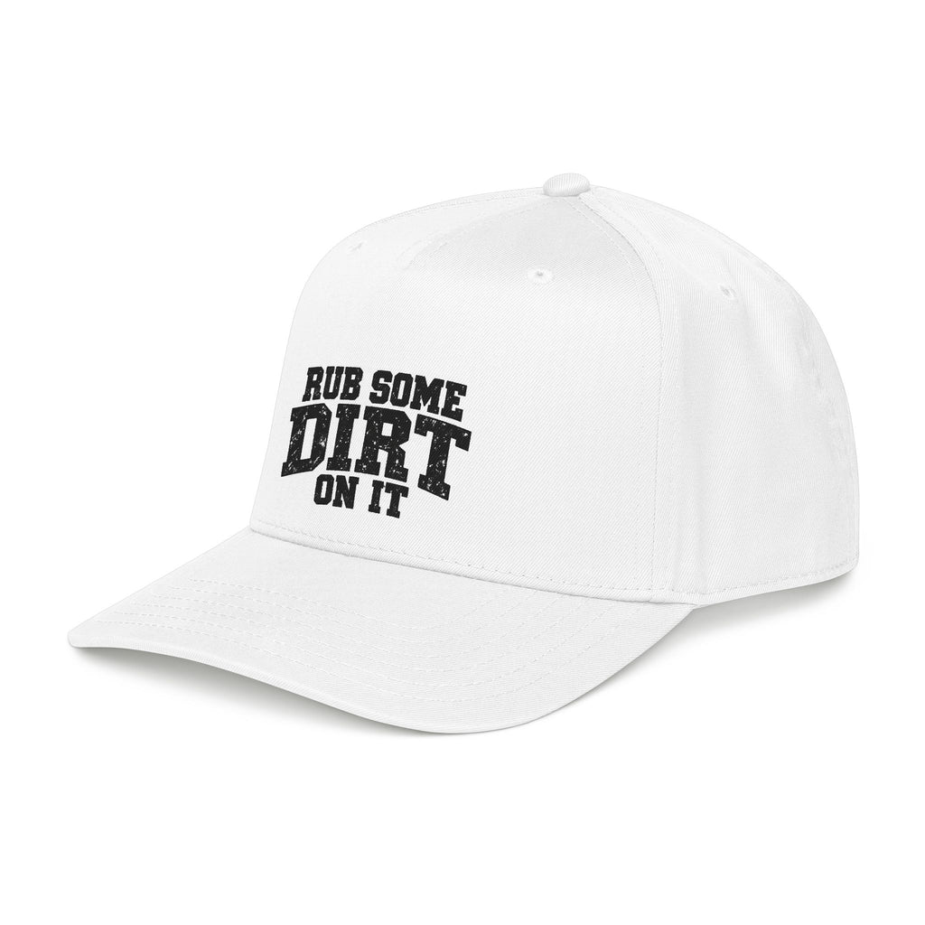'Rub Some Dirt On It' Mid Profile Baseball Cap – Vintage Outdoor Hunting Trucking Hat