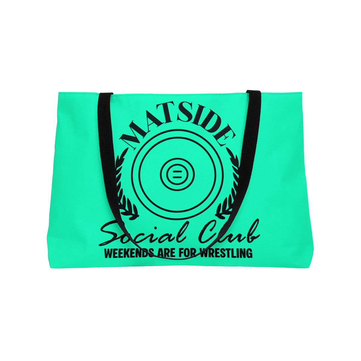 Matside Social Club Weekender Tote Bag — "Weekends Are For Wrestling"