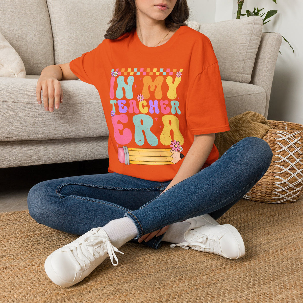 Retro 'In My Teacher Era' Graphic T-Shirt — Cute Teacher Appreciation Tee