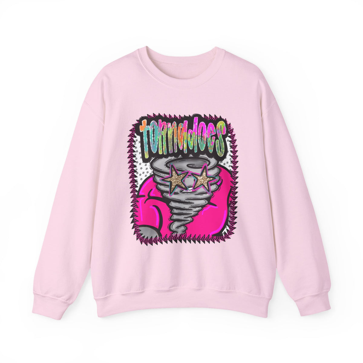 Tornadoes Crewneck Sweatshirt — Retro Neon