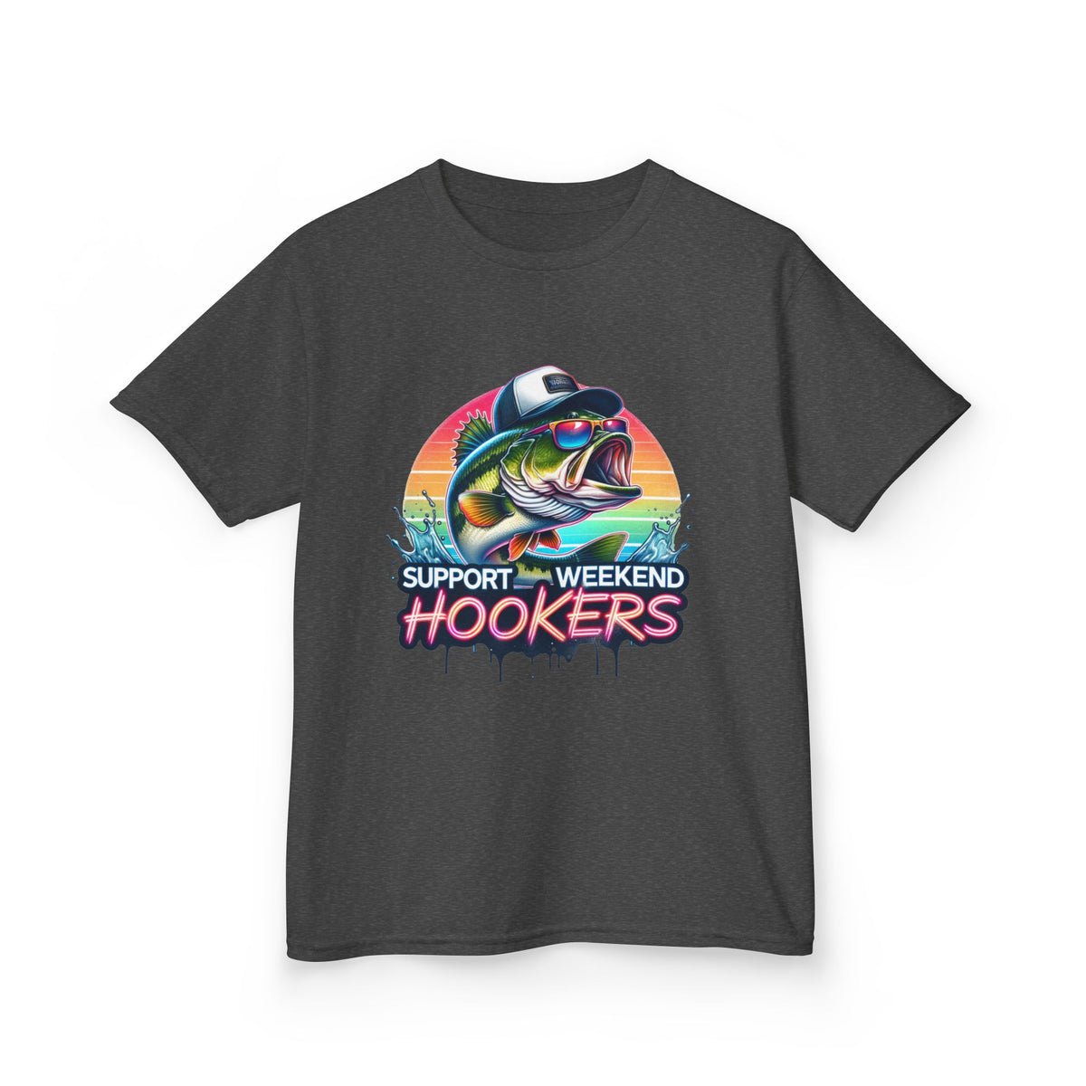 Kids Tee — Support Weekend Hookers Fishing Graphic