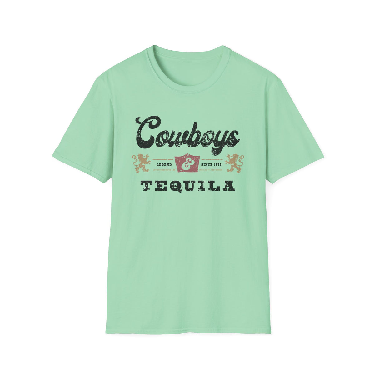 Cowboys & Tequila T-Shirt — Vintage Western Graphic Tee