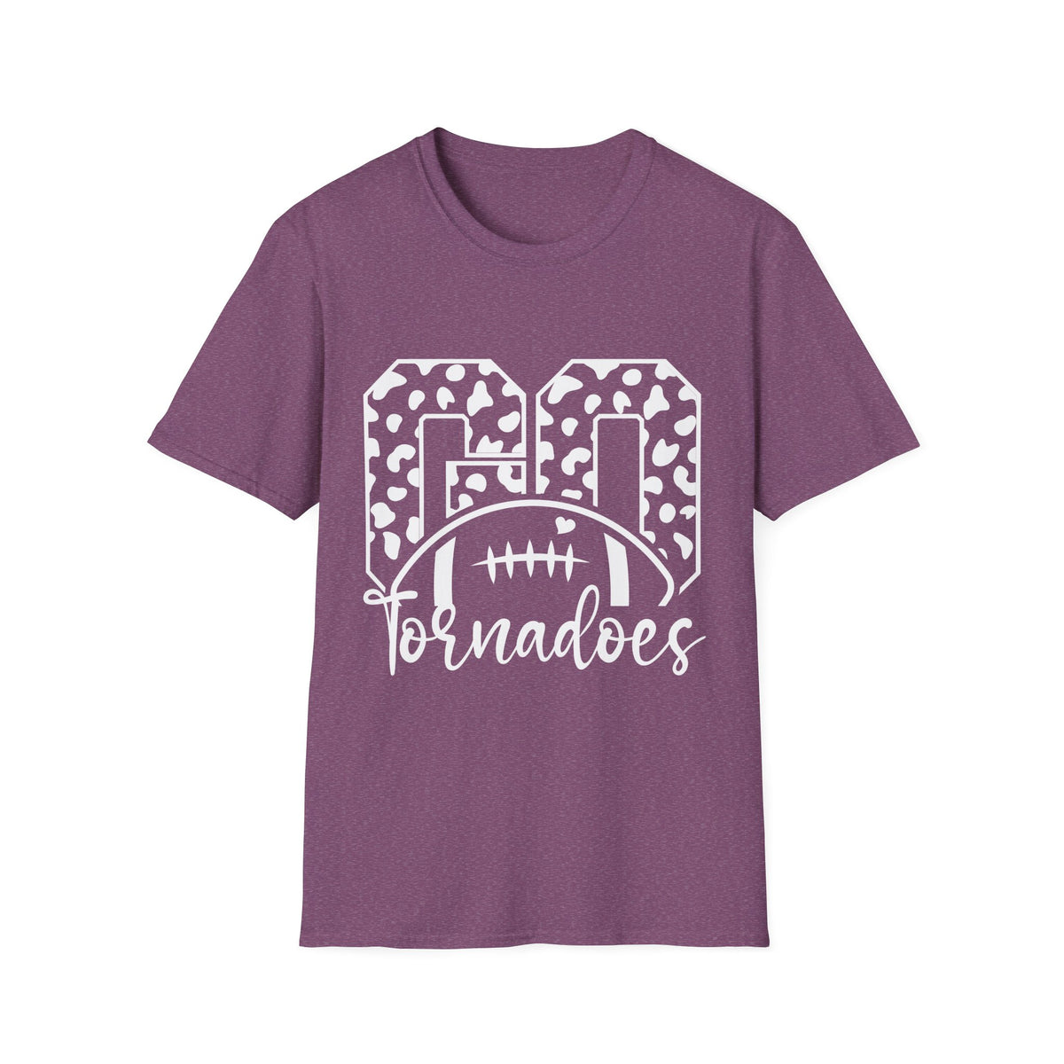 Tornadoes Football — Leopard Print 'GO Tornadoes' Sports Shirt