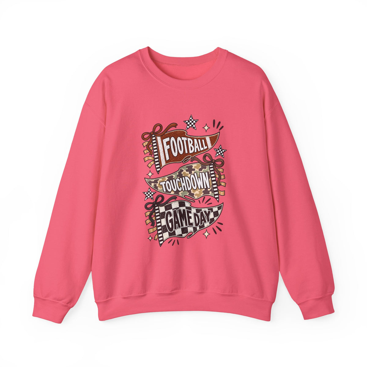 Football Touchdown Game Day Crewneck Sweatshirt