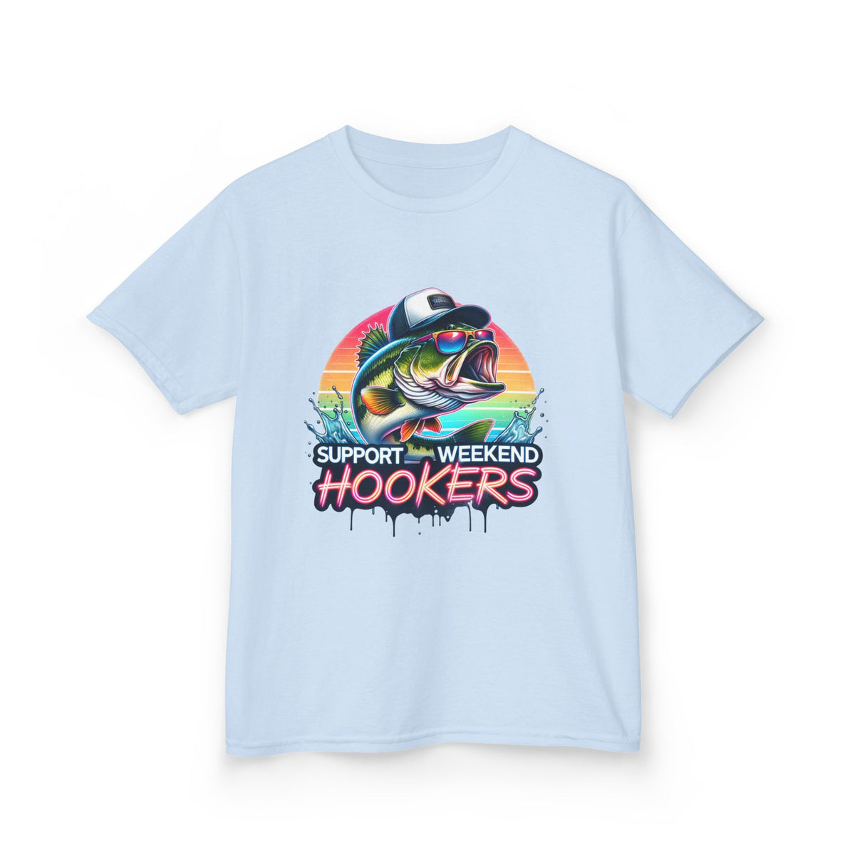 Kids Tee — Support Weekend Hookers Fishing Graphic
