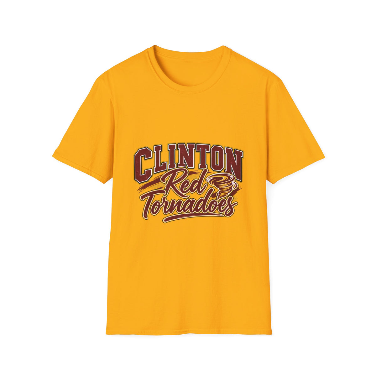 Clinton Red Tornadoes T-Shirt — Retro School Spirit Tee
