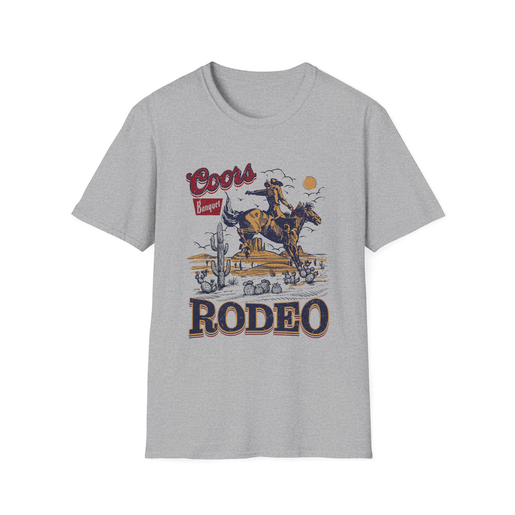 Rodeo Coors Banquet Graphic T-Shirt — Vintage Cowboy Western Tee