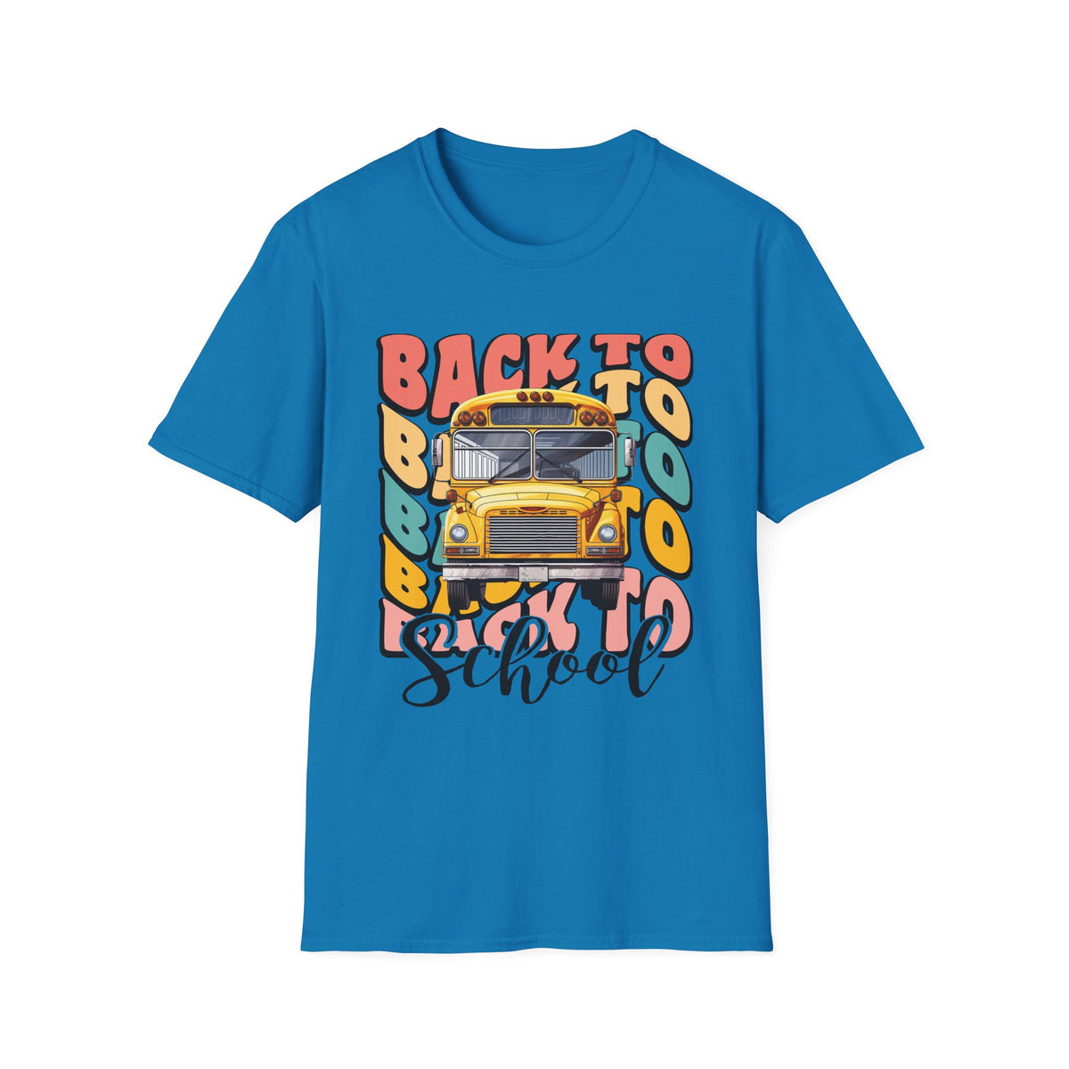 Back to School Bus T-Shirt — Vintage Yellow School Bus Graphic Tee