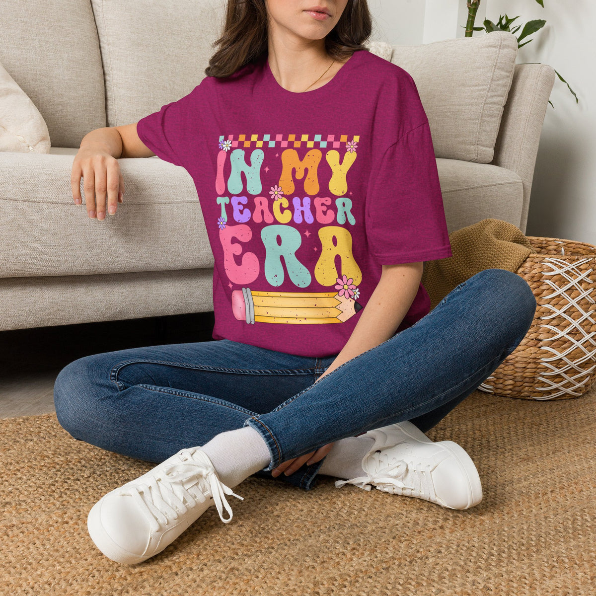 Retro 'In My Teacher Era' Graphic T-Shirt — Cute Teacher Appreciation Tee