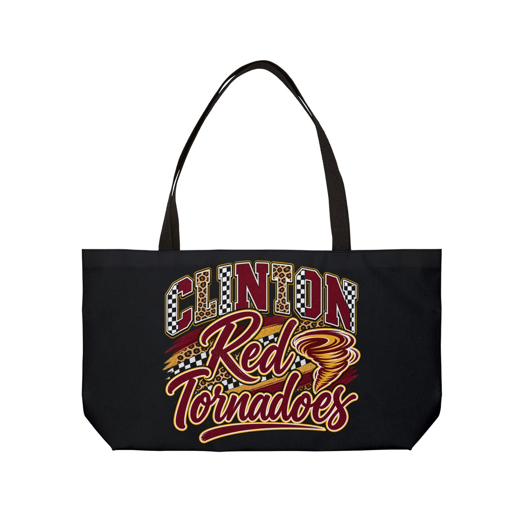 Weekender Tote - Clinton Red Tornadoes School Spirit Bag