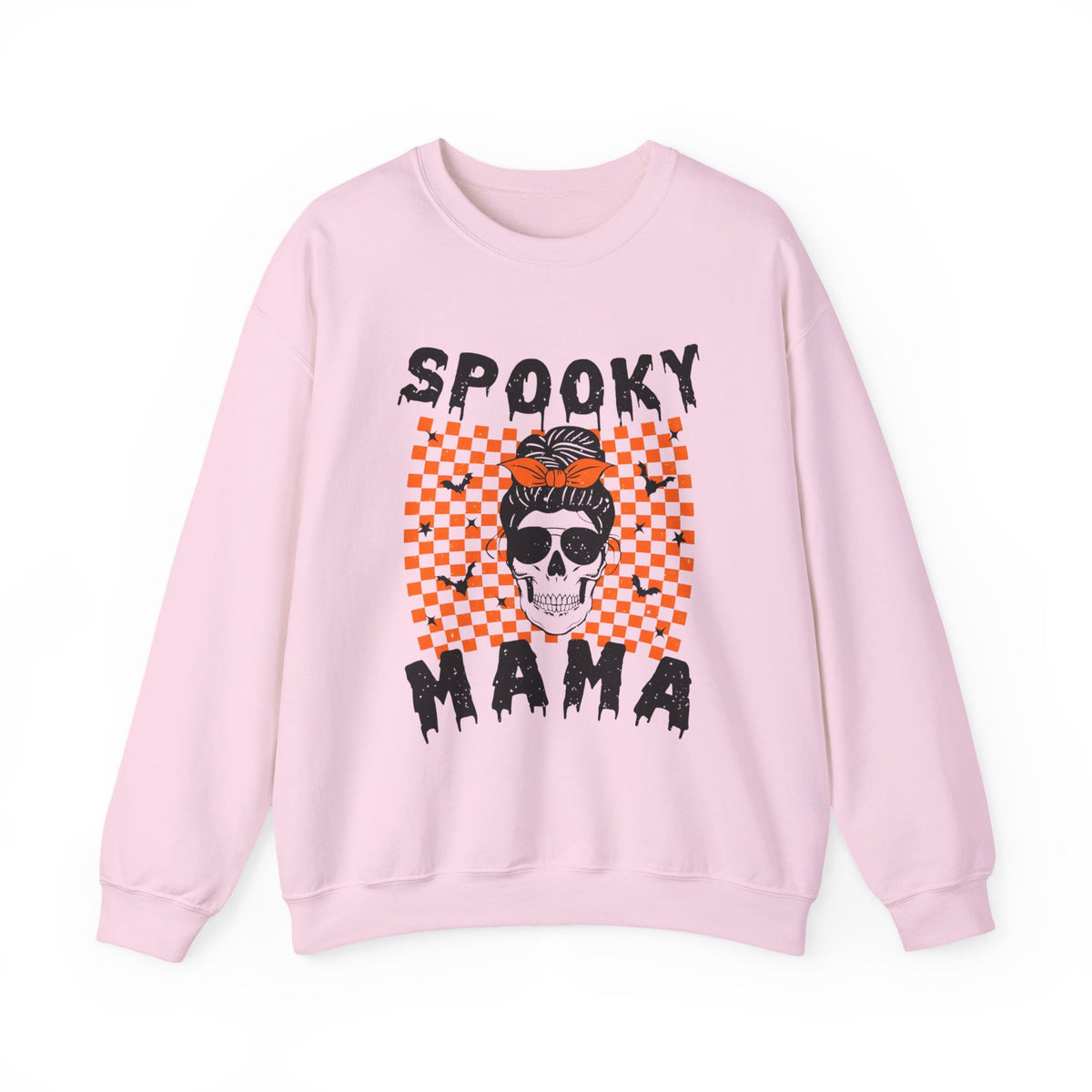 Spooky Mama Sweatshirt - Halloween Skull Mama Crewneck