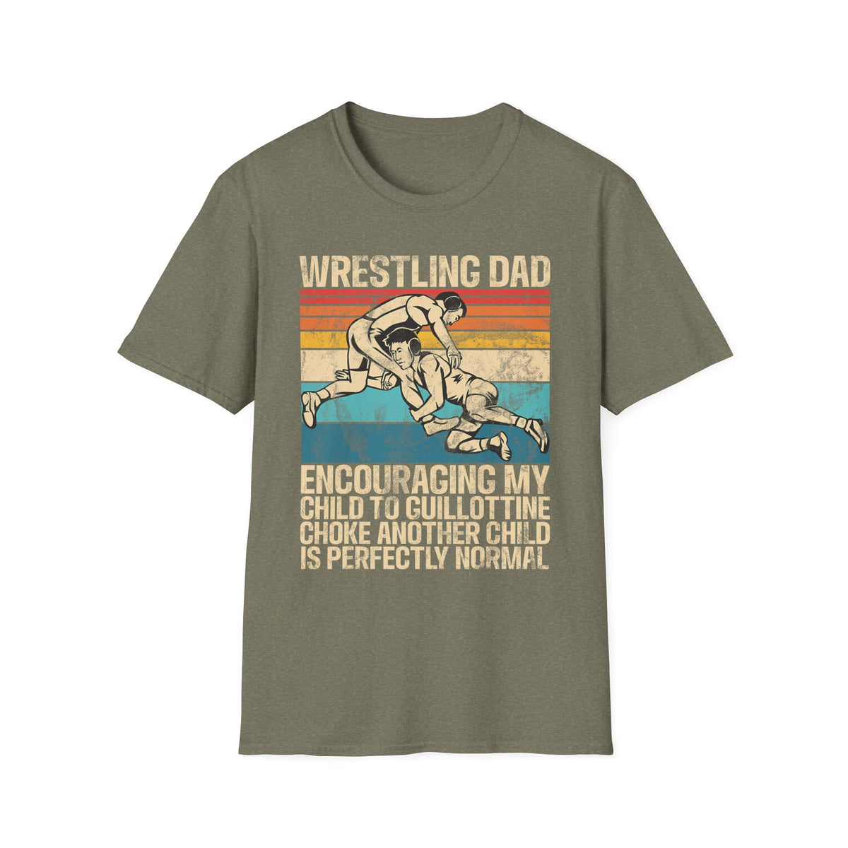 Wrestling Dad T-Shirt – Vintage Retro Wrestling Design for Proud Coaches & Parents