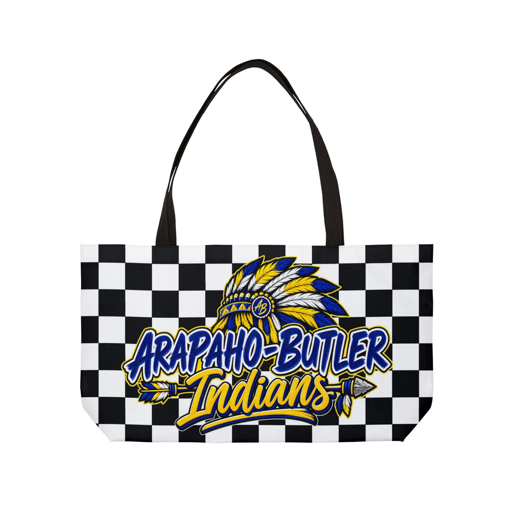 Arapaho-Butler Indians Checkerboard Weekender Tote