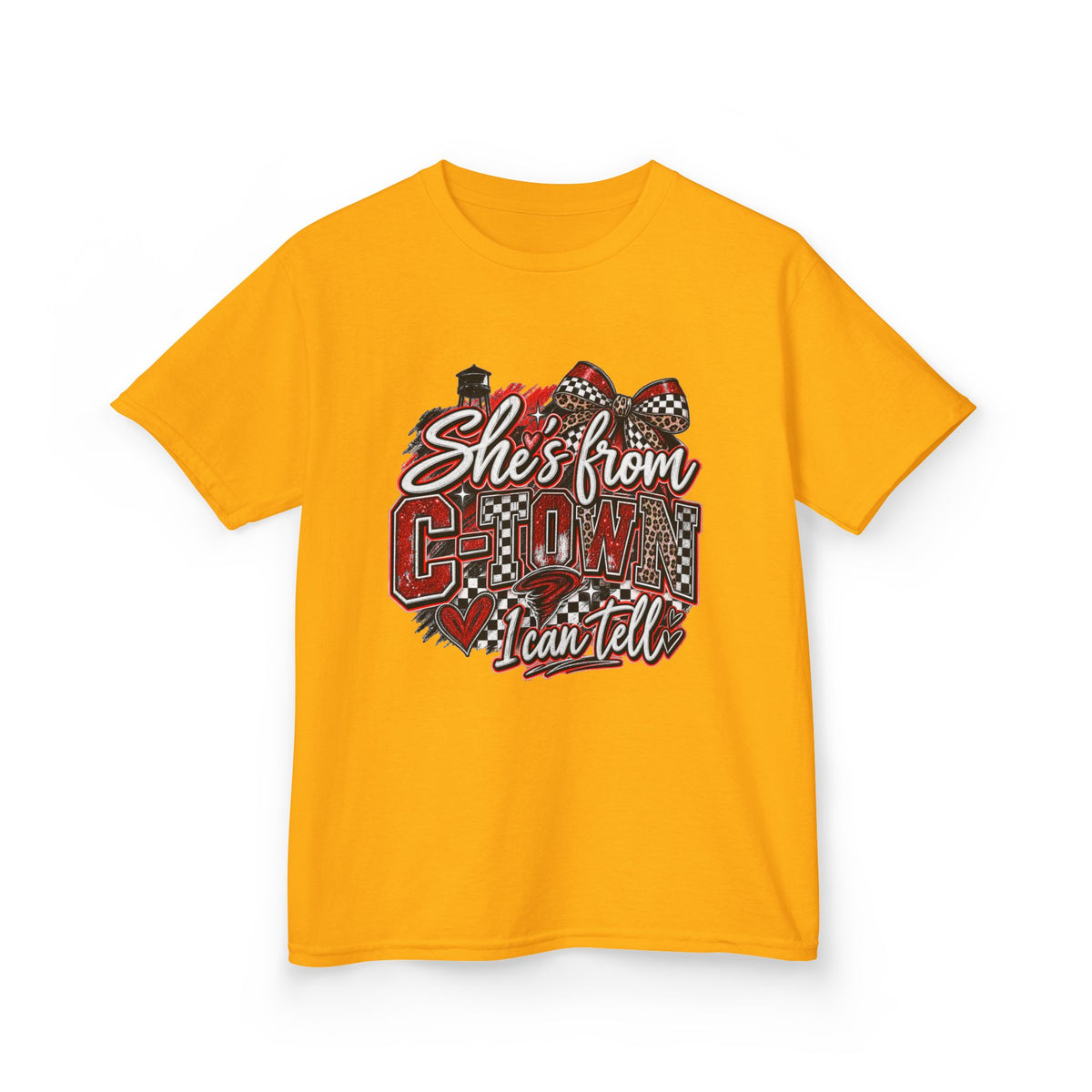 Kids Tee — "She's From C-Town I can tell"