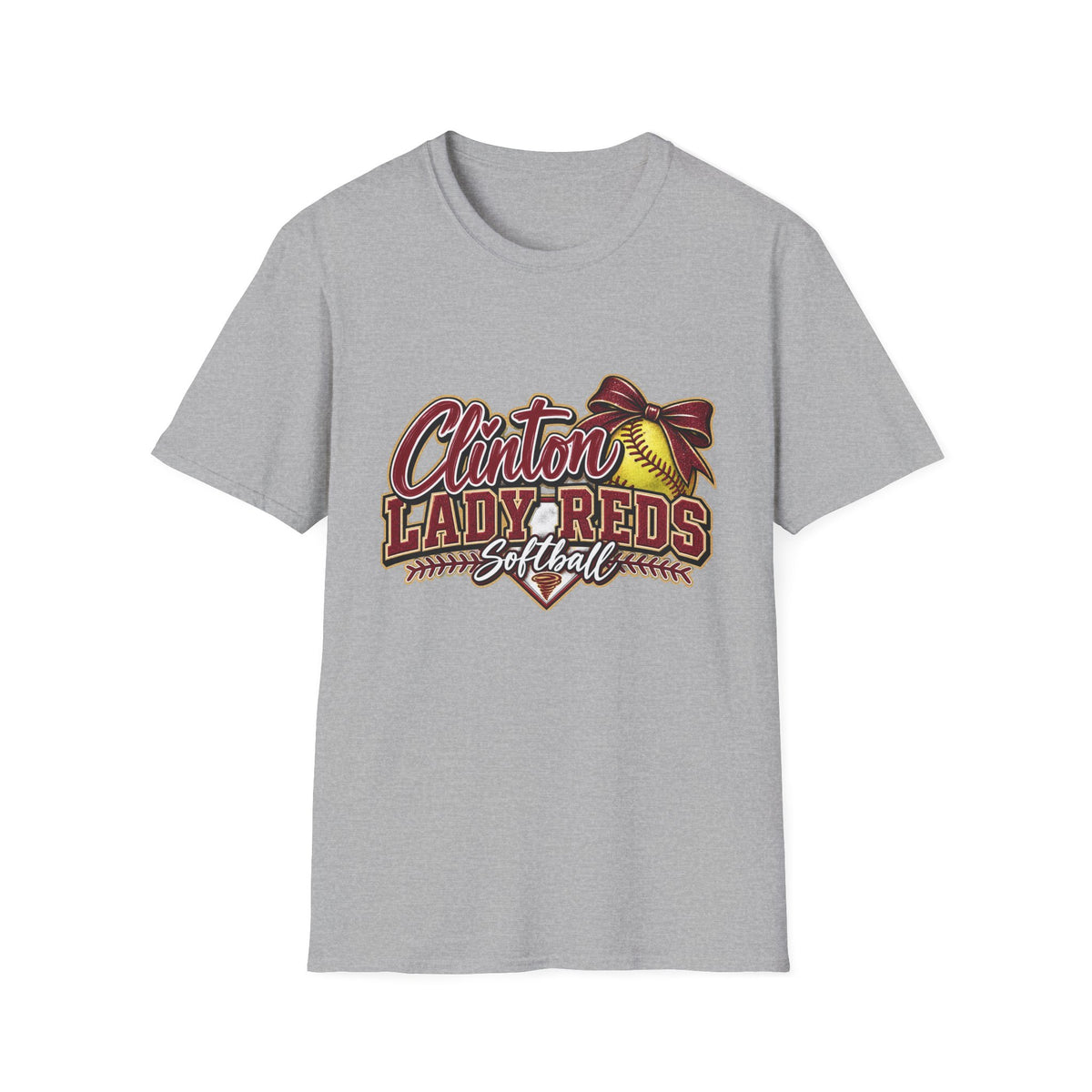 Lady Reds Softball T-Shirt — Clinton Lady Reds Softball