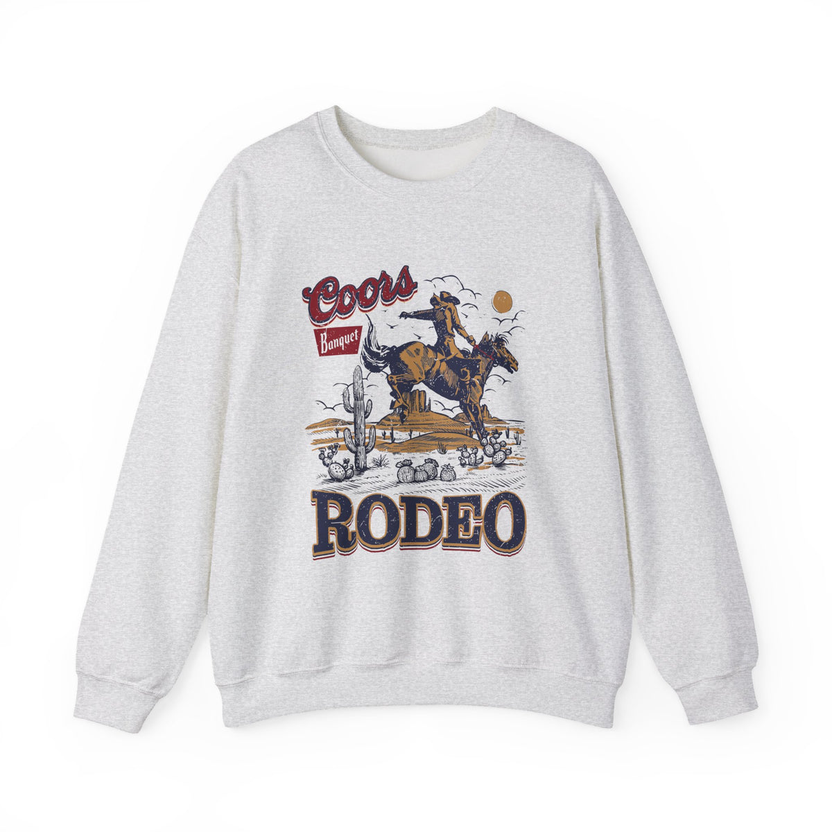 Rodeo Cowboy Sweatshirt — Coors Rodeo Vintage Western Pullover
