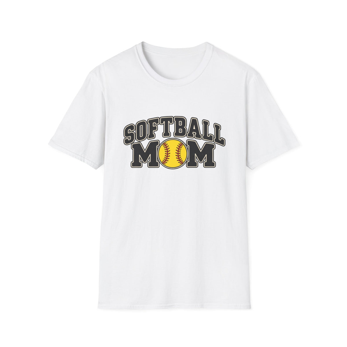 Softball Mom T-Shirt — Vintage Team Spirit Softball Tee