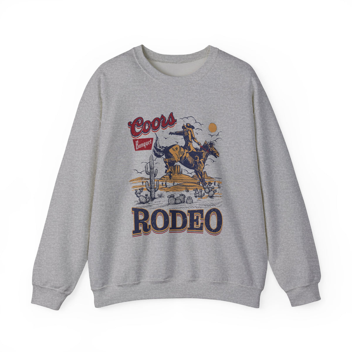 Rodeo Cowboy Sweatshirt — Coors Rodeo Vintage Western Pullover
