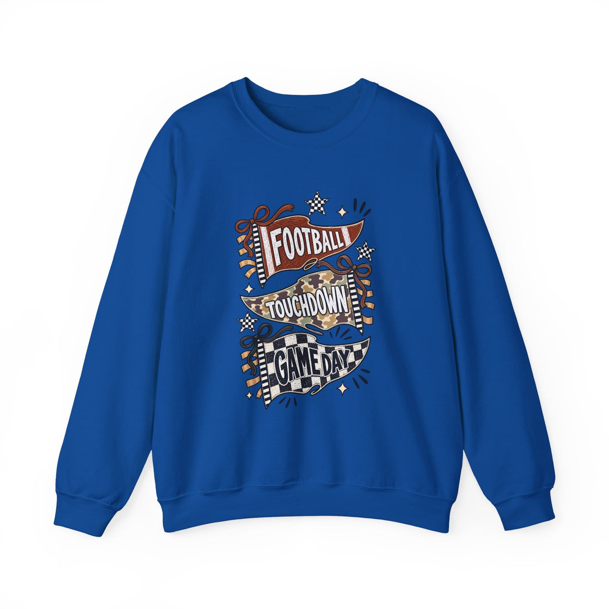 Football Touchdown Game Day Crewneck Sweatshirt