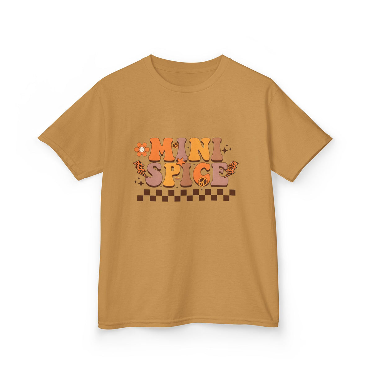 Kids Tee — "Mini Spice" Retro Floral Graphic
