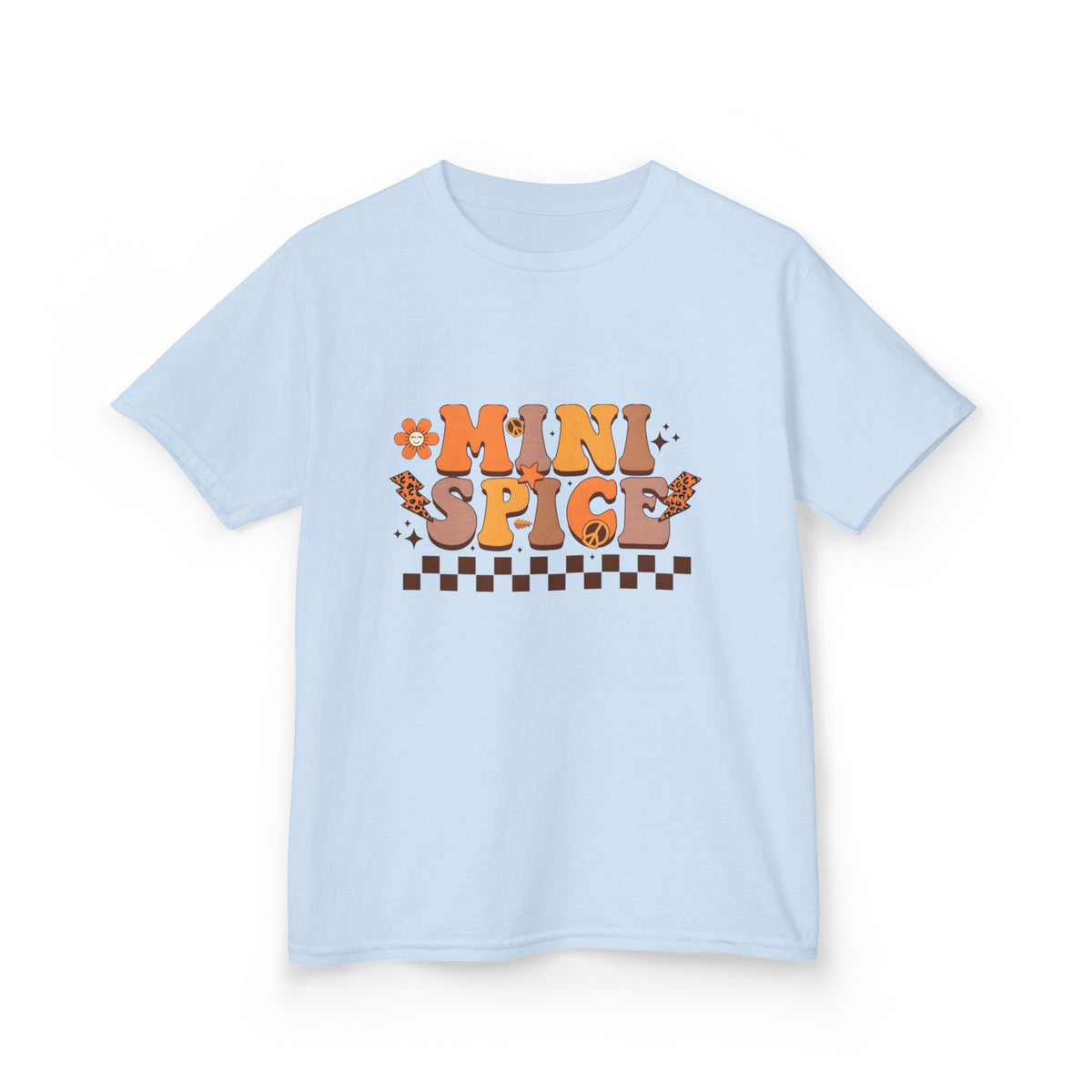 Kids Tee — "Mini Spice" Retro Floral Graphic