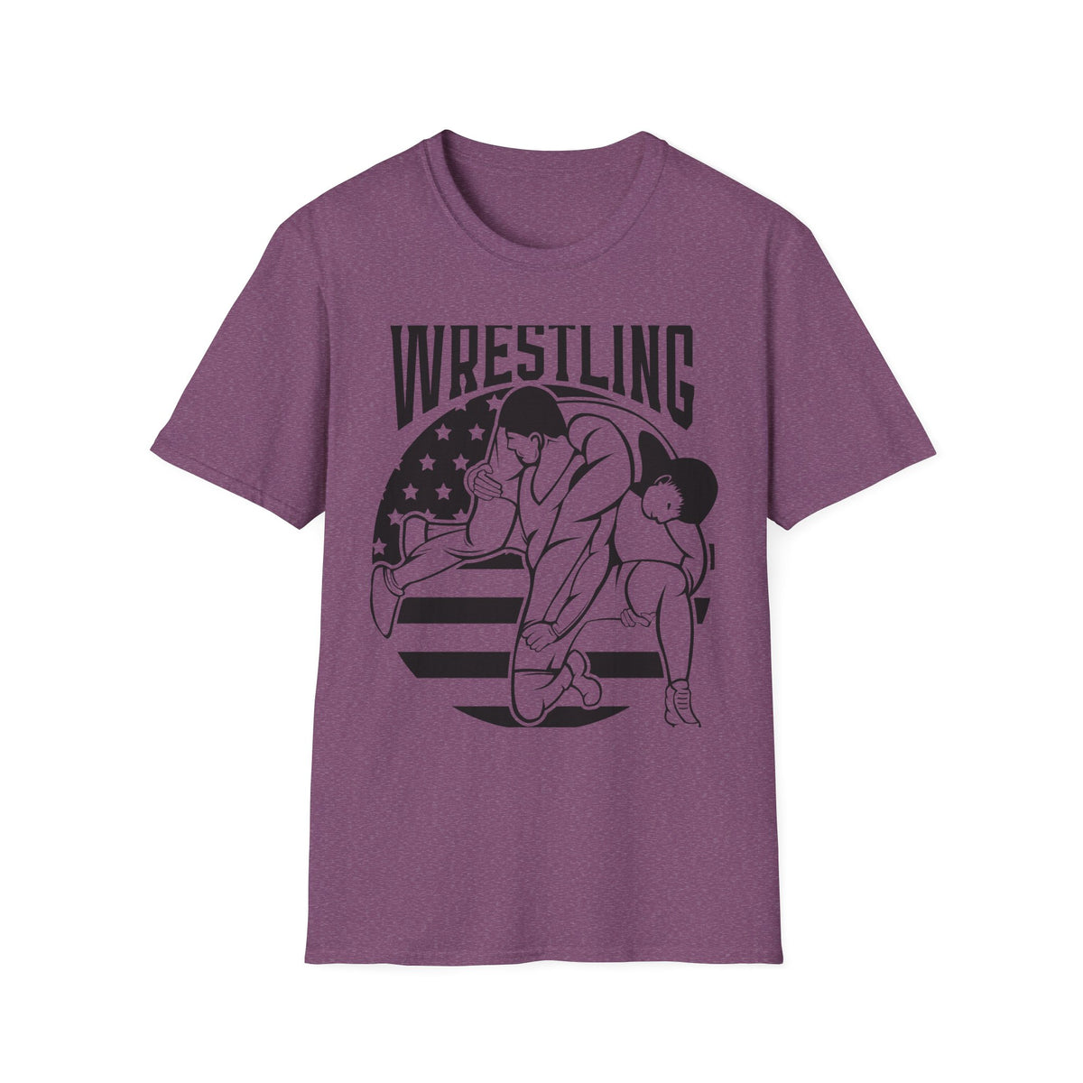 Wrestling T-Shirt — USA Flag Grapplers Graphic Tee