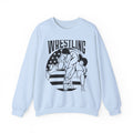 Wrestling Crewneck Sweatshirt - Retro USA Wrestlers Graphic