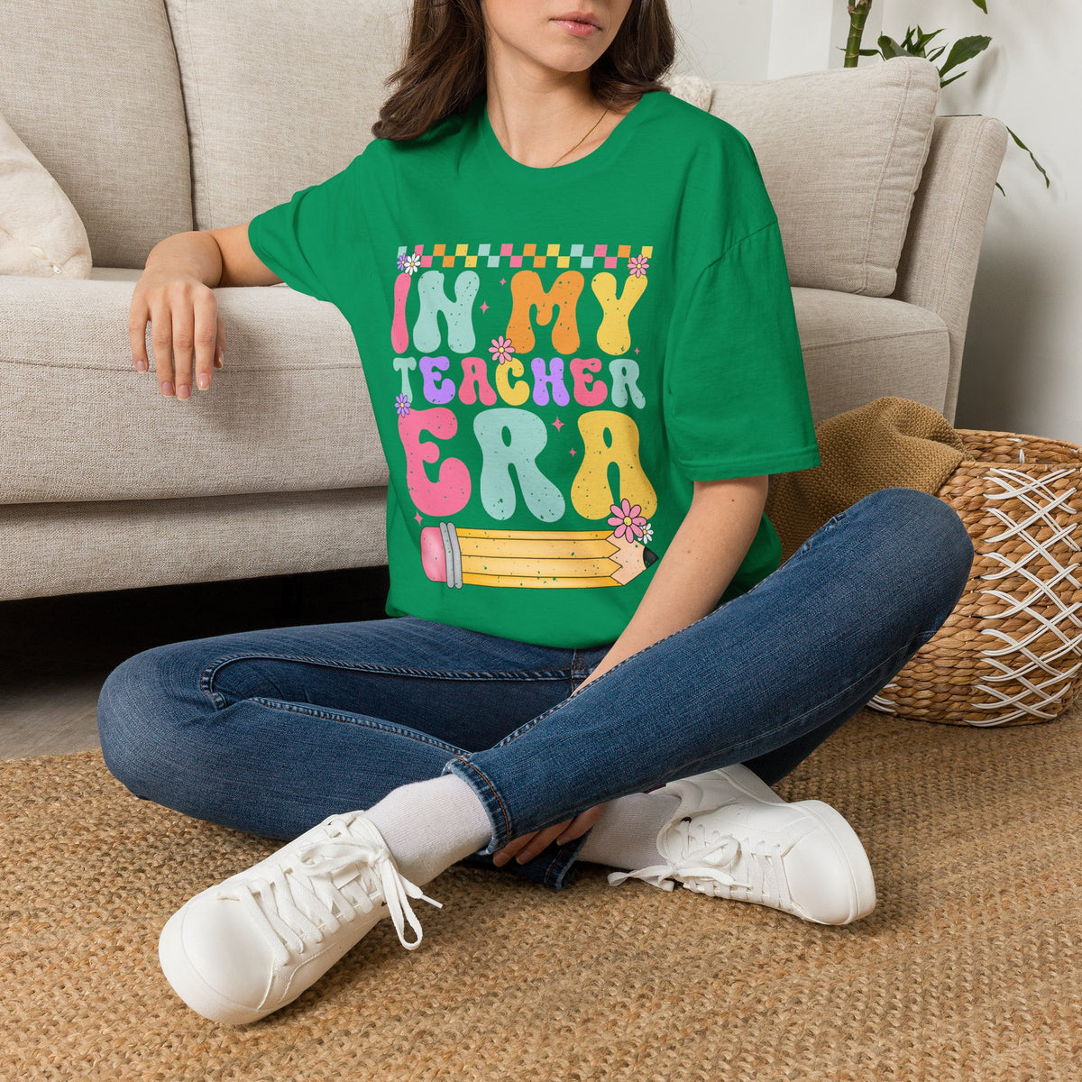Retro 'In My Teacher Era' Graphic T-Shirt — Cute Teacher Appreciation Tee