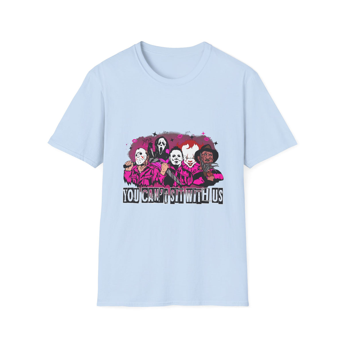 Horror Icons T-Shirt — 'You Can't Scare Me' Graphic Tee