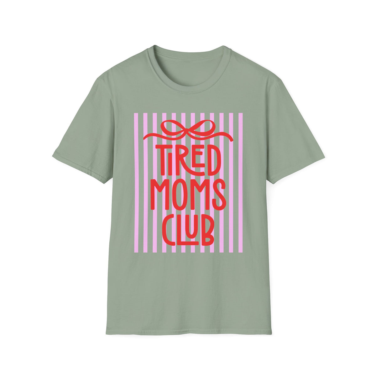 Tired Moms Club T-Shirt – Funny Mom Life Graphic Tee