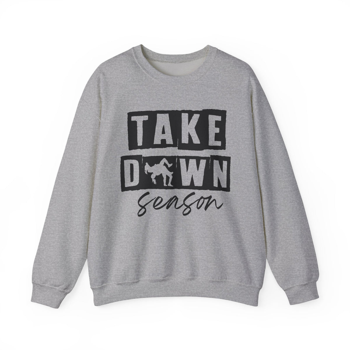 Take Down Season Sweatshirt – Wrestling/Combat Sports Crewneck