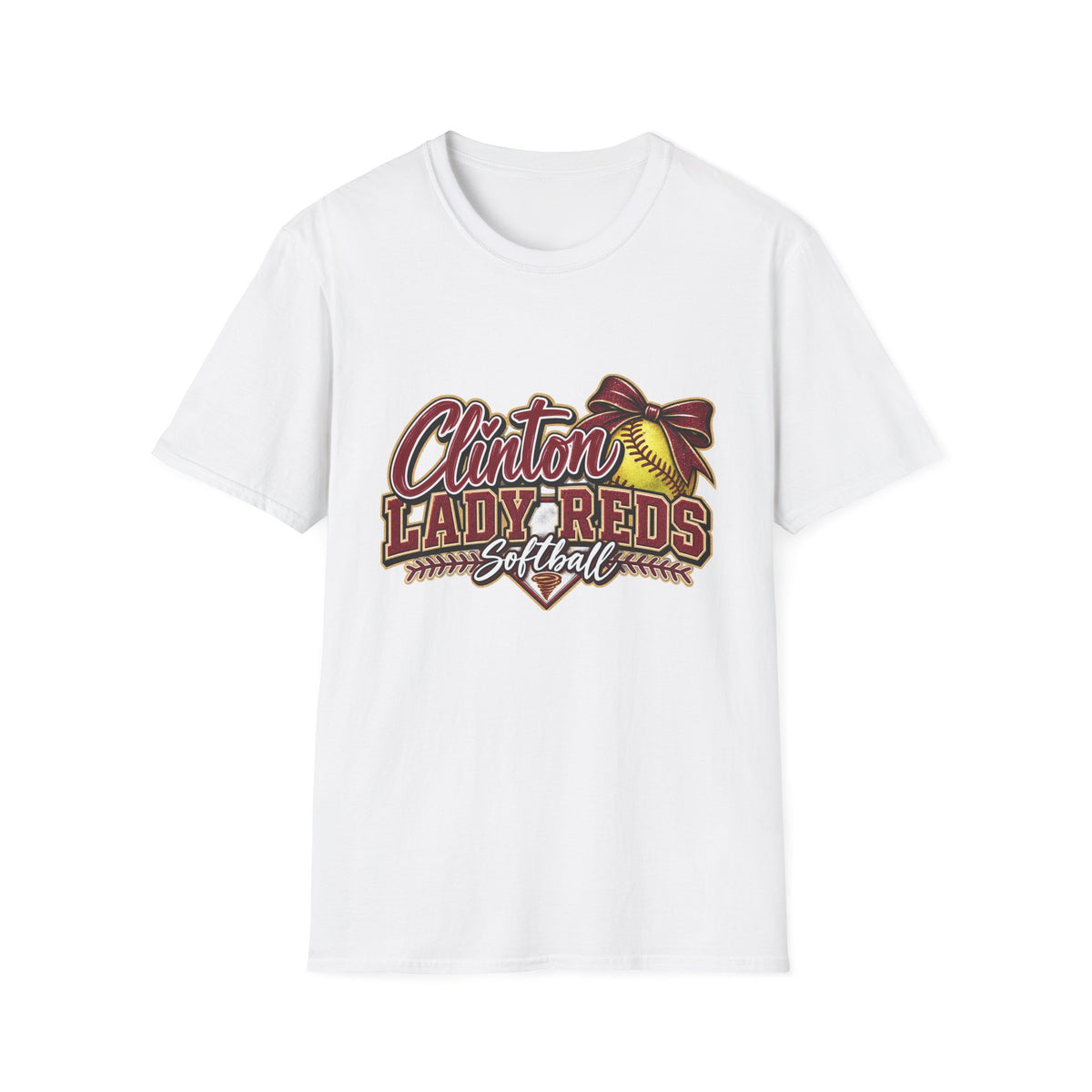 Lady Reds Softball T-Shirt — Clinton Lady Reds Softball