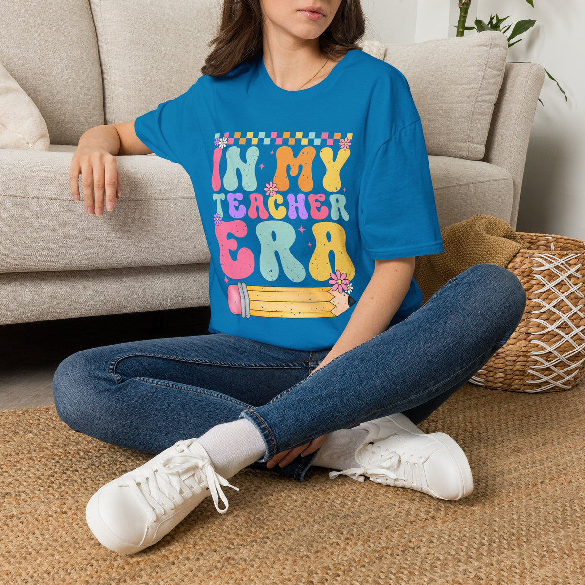 Retro 'In My Teacher Era' Graphic T-Shirt — Cute Teacher Appreciation Tee