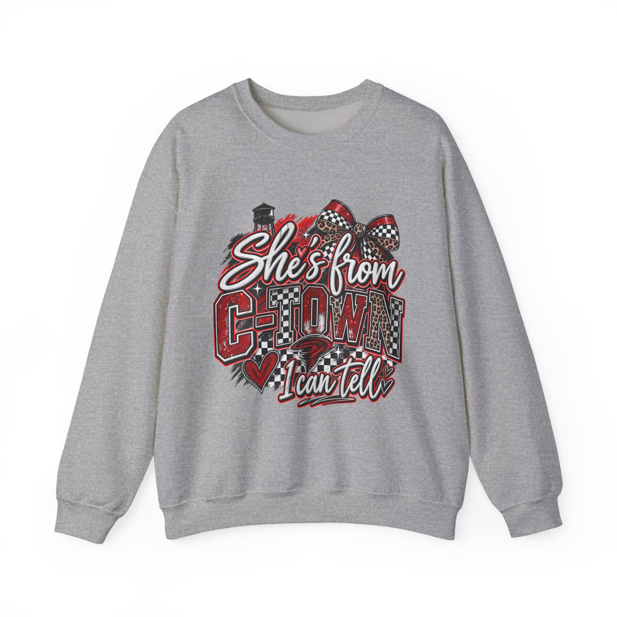 Crewneck Sweatshirt — “She’s From C-Town I Can Tell”